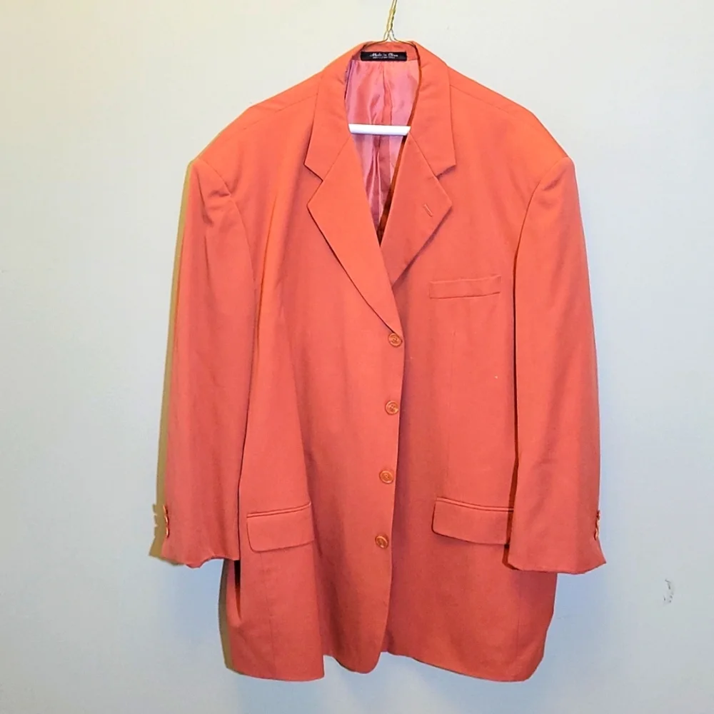 Men's Salmon Color Suit